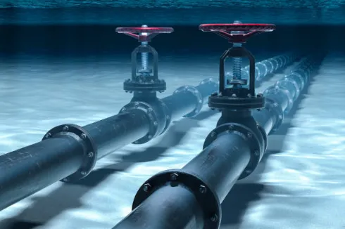 underwater pipeline