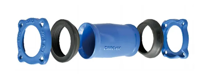 Couplings for ductile iron pipes