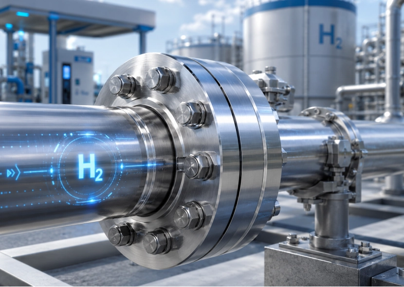 High-Pressure Hydrogen Flange Adaptors Solutions for Zero Leakage