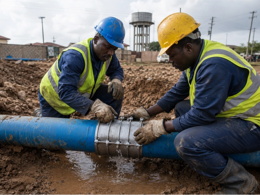 Pipe Repair Clamps A Practical Solution to Cut Non-Revenue Water in Africa