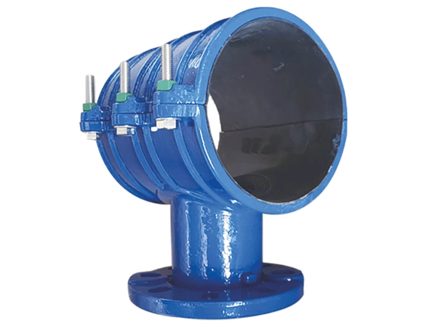 Saddle Flange Tee Clamp for HDPE pipe